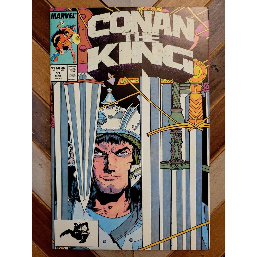 Conan The King #51 (Marvel 1989) "Night Justice" Michael Kaluta Cover! (7.0)